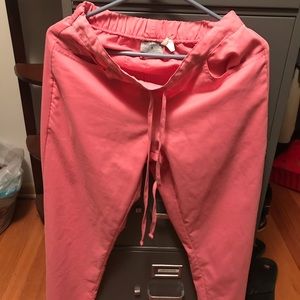 Women Salmon Greys Anatomy Scrub pants